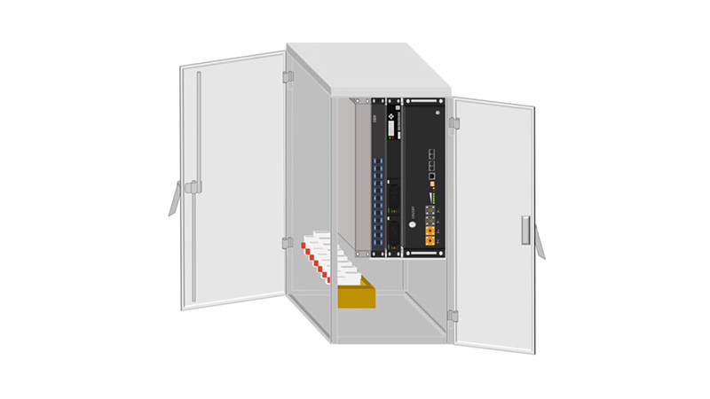 Pole-type base station energy cabinet